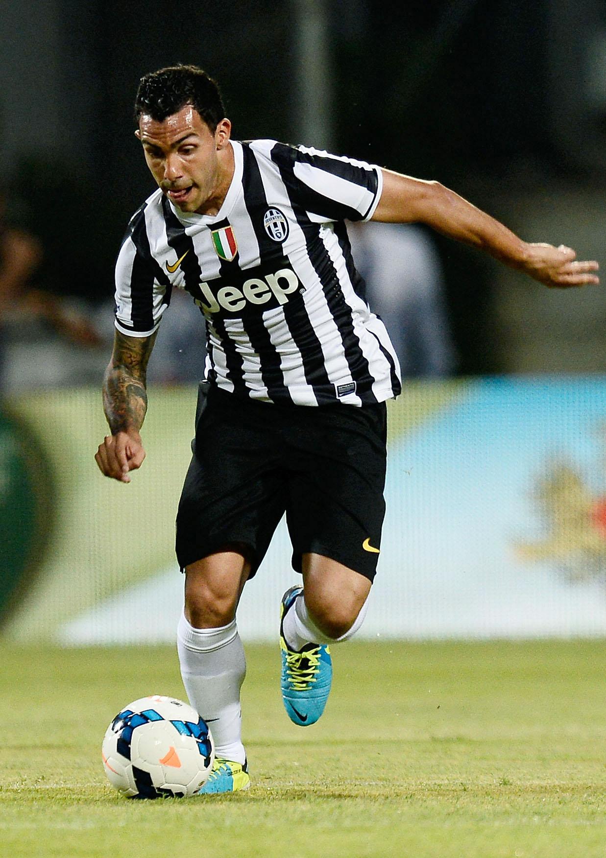 Tevez Carlos Juventus maglia casa 2013 azione ifa